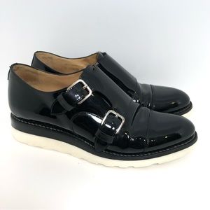 The Office of Angela Scott Mr Sterling patent monkstrap Oxford shoes 37.5